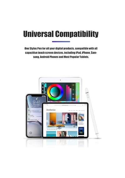 Samsung Galaxy Tab A9 / A9 Plus Sm-x110/x210 Uyumlu Dokunmatik Çizim Ve Tasarım Kalemi