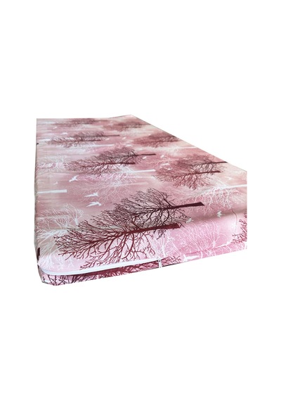 Bebek Yatağı 60x120x6 Cm Vip Oyun Parkı Sünger Yatak-pembe Ağaç