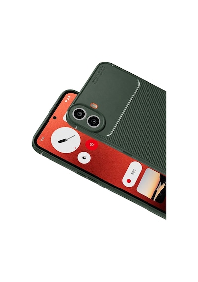Newface Nothing Phone Nothing Cmf Phone 1 Auto Focus Karbon Kapak - Yeşil Çr