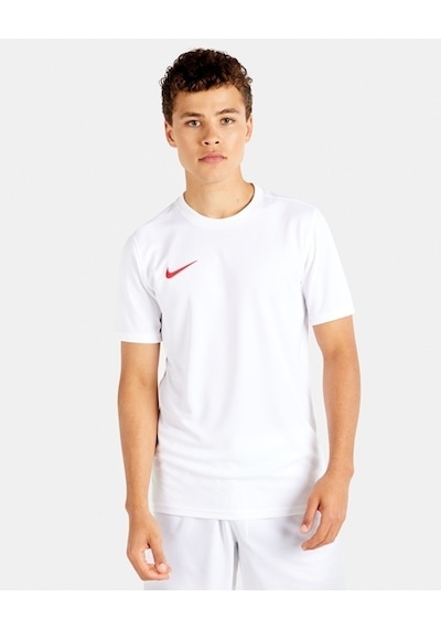 Nike Bv6708-103 M Nk Df Park Vıı Jsy Ss Erkek T-Shirt Beyaz