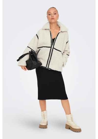 Only Onlparıs Teddy Jacket Lıfe Otw Cc Beyaz 15322440 Cok Renkli Çok Renkli