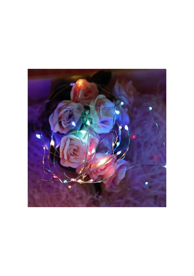 Gd957 Şerit Pilli Aydınlatma 3 Metre 30 Adet Beyaz Peri Led - Led Işık