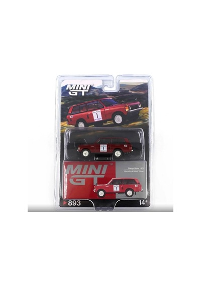 1/64 Range Rover 1971 International Hillrally Winner - Blister Paket Çok Renkli
