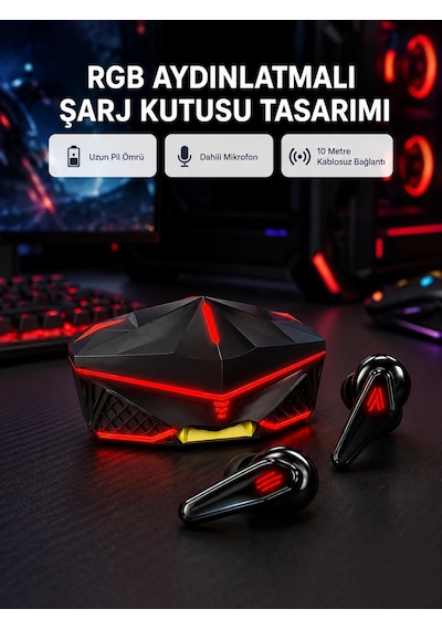 Düşük Gecikmeli Bluetooth Kulaklık Belirtilmemiş