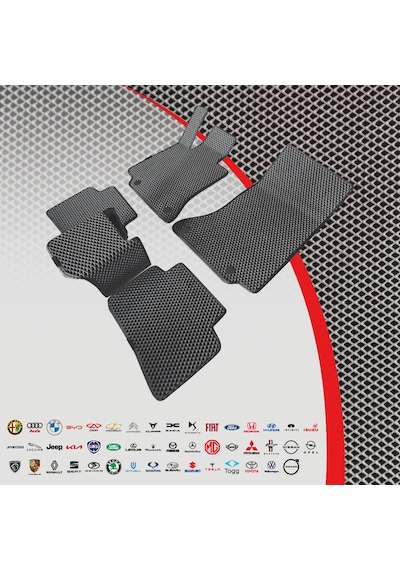 Bmw X6 E71 2008 - 2014 Akıllı Oto Paspas Takımı Eva Mat Füme