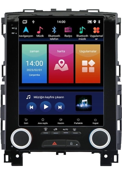 Renault Megane 4 Android Multimedya Sistemi 2016-2024 Cadence 4/64 Tesla