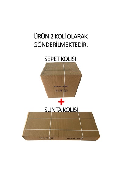 Cara 4 Derin Sepetli Çok Amaçlı Oyuncak Dolabı Mutfak Kiler Dolabı Beyaz