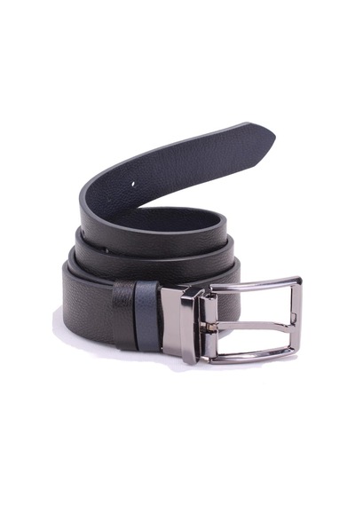 Dagoster DMK26-465DG Siyah Lacivert 4 CM Çift Taraflı Hakiki Deri Erkek Kemer Siyah Siyah - Lacivert Dagoster DMK26-465DG Siyah Lacivert 4 CM Çift Taraflı Hakiki Deri Erkek Kemer Siyah Siyah - Lacivert