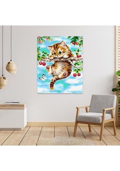Sayılarla Boyama Seti 40 X 50 Cm Tuval Şasesine Gerili Yaramaz Y
