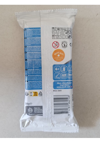 Creall Do&dry Hava Ile Kuruyan Seramik Hamuru 500gr Beyaz