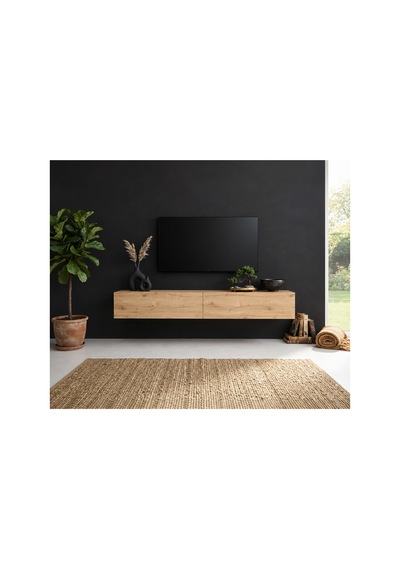 Mdf Vareno Premium Tv Ünitesi Safir Meşe 150 Cm Meşe Mdf Vareno Premium Tv Ünitesi Safir Meşe 150 Cm Meşe