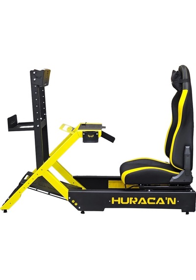 Huracan Eco Race Simülasyon Yarış Kokpiti Sarı