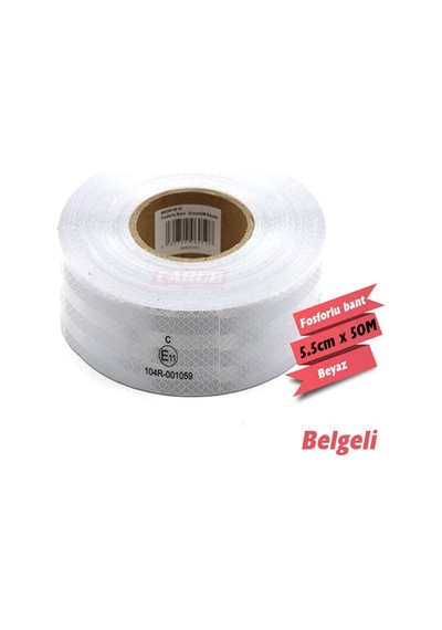 Reflektif Petekli Fosfor 5.5Cm Xbeyaz Sarı Kırmızı Belgeli