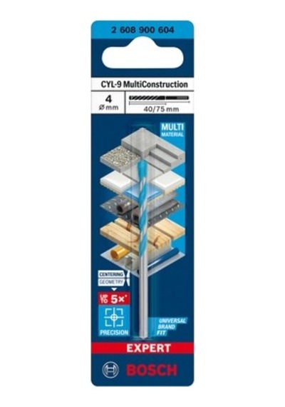 Multiconstruction Delme Ucu 4 Mm X 40 Mm X 75 Mm Yüksek Dayanıklılık