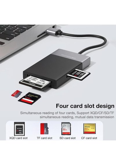 Romix 3.0 Multi-Functional Card Reader (6İn1)