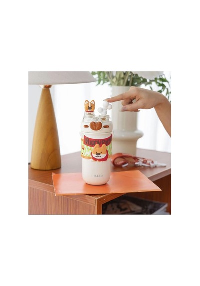 Dıller 520 Ml Paslanmaz Çelik Termos Ekru