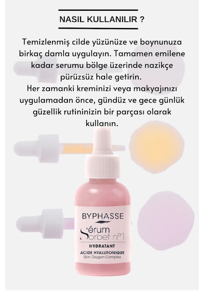 Byphasse Yoğun Nemlendirici ve Canlandırıcı Serum 50 ML