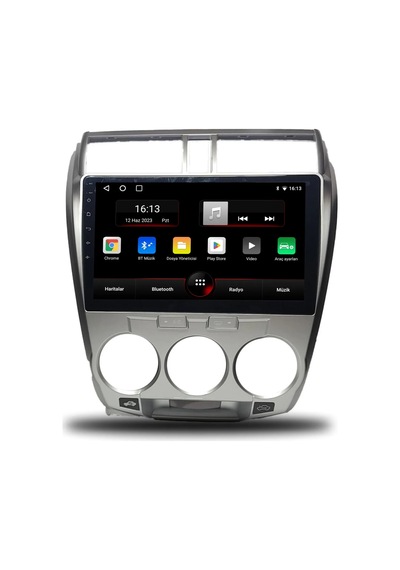 Honda City 2009-2011 Android Multimedya 2/32gb Carplayli 9 İnc Hd