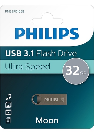 Philips Uyumlu Flash Bellek 32gb Usb 3.1 Metal - Ultra Hızlı 100-150mb/sn-1660