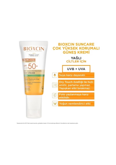 Bioxcin Sun Care Spf 50 Yüz Güneş Kremi 50 Ml Karma Yağlı Cilt Ve Vücut Güneş Spreyi 200 Ml