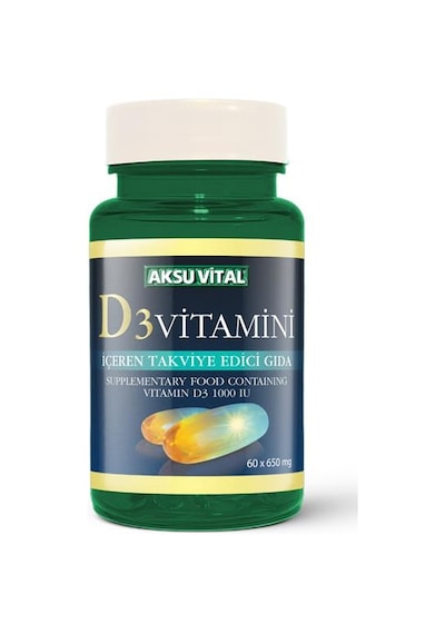 Aksu Vital Shiffa Home Vitamin D3 60 Softjel