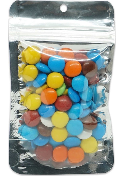 8.5X14.5X5 Şeffaf Metalize Kilitli Doypack 50 Adet