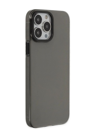 Apple iPhone  Uyumlu   13 Pro Max Kılıf Anka Pc Sert Metal Kapak - Siyah Çok Renkli