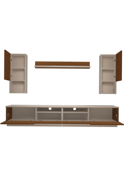 Decoraktiv Trendstyle 5220da Slm Tv Ünitesi Tv Sehpası Beyaz - Ceviz
