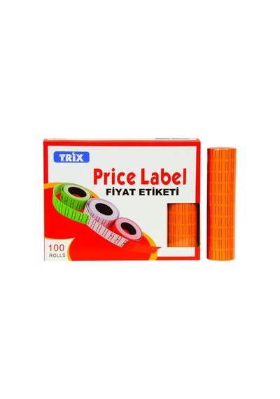 Etiketi- Turuncu- 100'lü