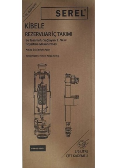 Eca Serel Kibele Rezervuar İç Takımı 3/6 L Çift Kademe