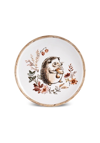 Karaca Cozy Kirpi Pasta Tabağı 21 Cm Çok Renkli