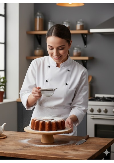 Polochef Yasemin Döküm Granit Yapışmaz Kek Kalıbı Siyah 26 Cm Siyah