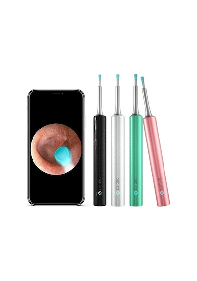 Bebırd T5 5mp Kamera 3,5mm Lens Şarjlı Wifi Görüntülü Kulak Temizleyici Siyah Renk