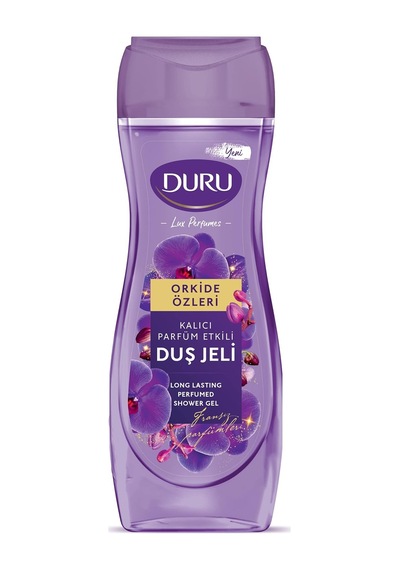 Lux Perfumes Duş Jeli, Orkide, 450 Mililitre Açık Mavi