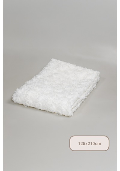 Elart Hasbahçe Masa Örtüsü 3 Boyutlu 125x210 Cm Krem Krem