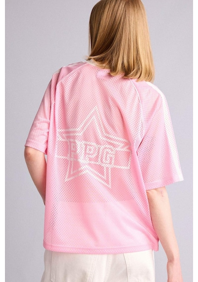 Defacto Powerpuff Gırls Oversıze Bisiklet Yaka Baskılı Kısa Kollu Tişört G5034ax26sppn666 Pembe-pn666