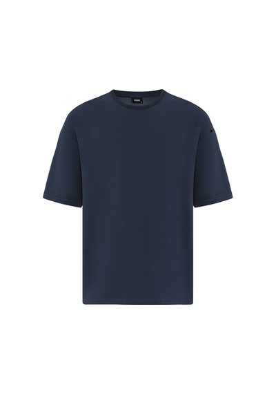 Basic Oversize Şort Takım İndigo