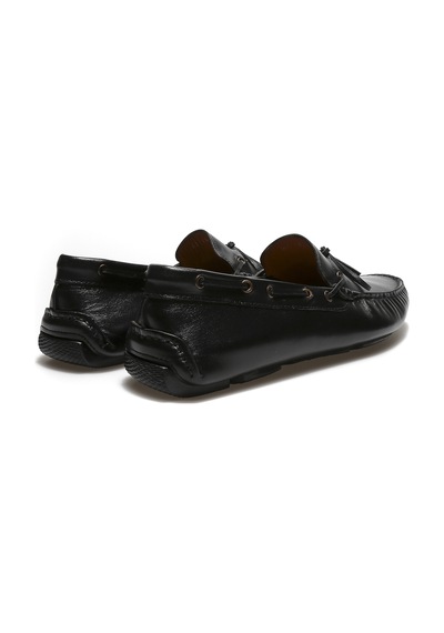 Sıyah Oxford Klasik Erkek Giuseppe Mengoni Mo-7810-7574 Gıuseppe Mengonı Siyah Antik Null Siyah