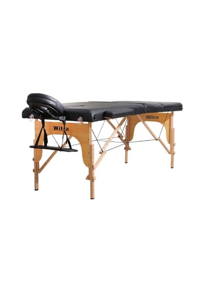 Medkaltec Siyah Katlanabilir Masaj Yatağı 250 Kg Kapasiteli
