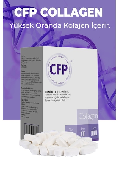Cfp Collagen Tip 1, Tip 2, Tip 3, 90 Tablet