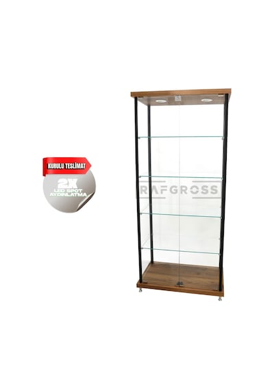 Kurulu Teslimat,camlı Dolap, Camlı Vitrin Cvz 30x70x175
