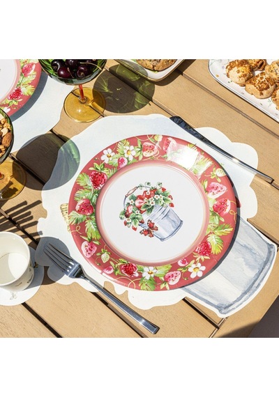 Picnic Kağıt Tabak 26 Cm 12'li Paket Gri
