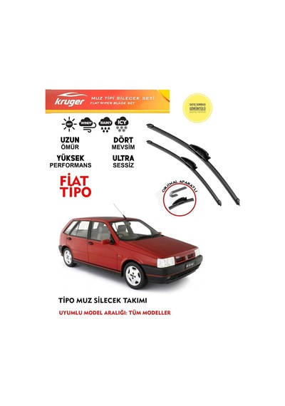 Fiat Tipo Uyumlu Silecek Silgi Silgeç Silgeç Silgi Takımı 14 16 Araca Özel Aparat