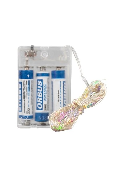 Pm-2564 3 Aa Pilli Günışığı 10 Metre Kablolu Bağ Led Renkli