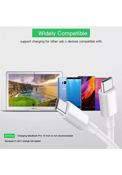 Kyrotech Usb C Kablosu Esnek Usb C - Usb C Şarj Kablosu Pd 3.0 İphone 15 Pro Max Galaxy S23 S22 S21 A54 Pixel 7 İpad Pro 12.9 İpad Mini 6/air 5 Vb. İle Uyumludur. Kyrotech Usb C Kablosu Esnek Usb C - Usb C Şarj Kablosu Pd 3.0 İphone 15 Pro Max Galaxy S23 S22 S21 A54 Pixel 7 İpad Pro 12.9 İpad Mini 6/air 5 Vb. İle Uyumludur.