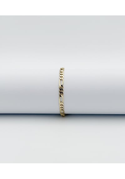 14k Gold Plated Figaro Bileklik Gold