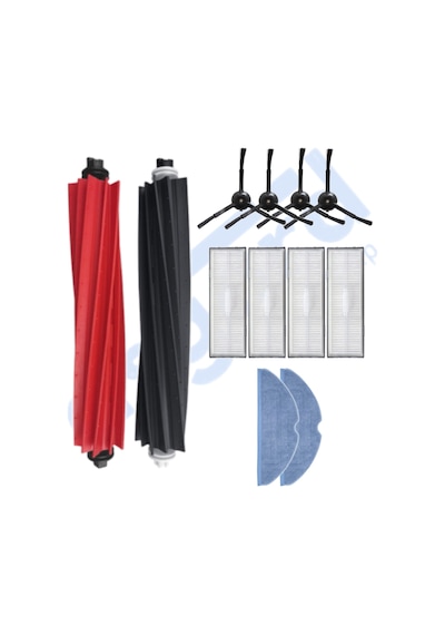 Roborock S8 , S8+ ,s8 Pro-pro Ultra Uyumlu 1 Ana Fırça 4 Yan Fırça 4 Filtre 2 Mop Pkt-iasgf0000741
