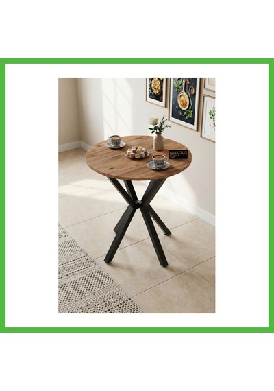 Vaveni Yuvarlak Masa Atlantik Kahverengi 70 Cm Arz