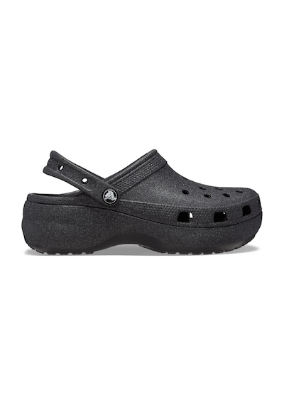 Crocs 207241 Classic Platform Glitter Clog W Siyah Unisex Terlik Siyah