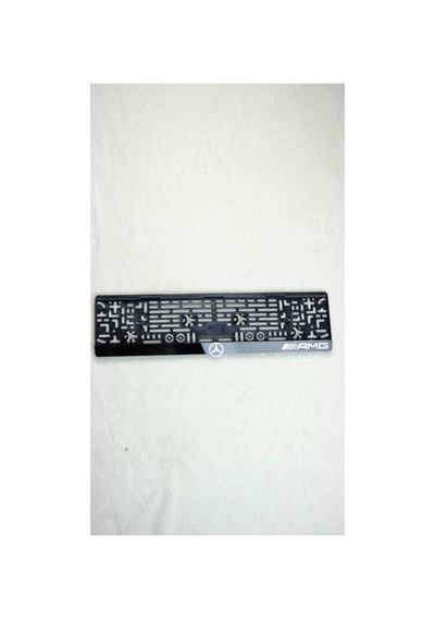 Mercedes Amg Uyumlu Lazer Kesim Pleksi Plakalık 2adet - 625063415
